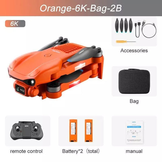 F12 RC Drone GPS 5G WIFI 6K HD Wide Angle Dual Camera Smart Follow